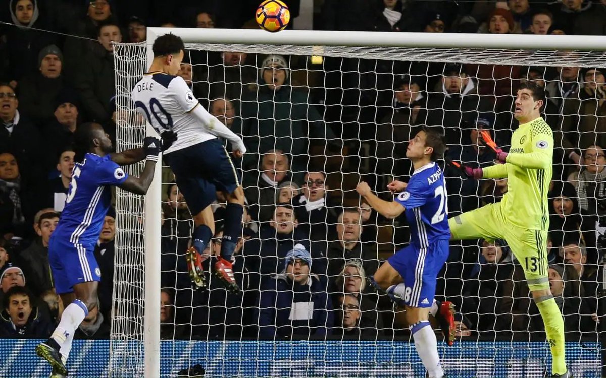 15 Spurs 2-0 Chelsea  @dele_official double ends Blues' 13 win streak. When we play like this, pour forward, swarm around the pitch, with Dele scoring two predatory, carbon-copy goals, there are few more exhilarating sights than this Tottenham Hotspur side in full flow.