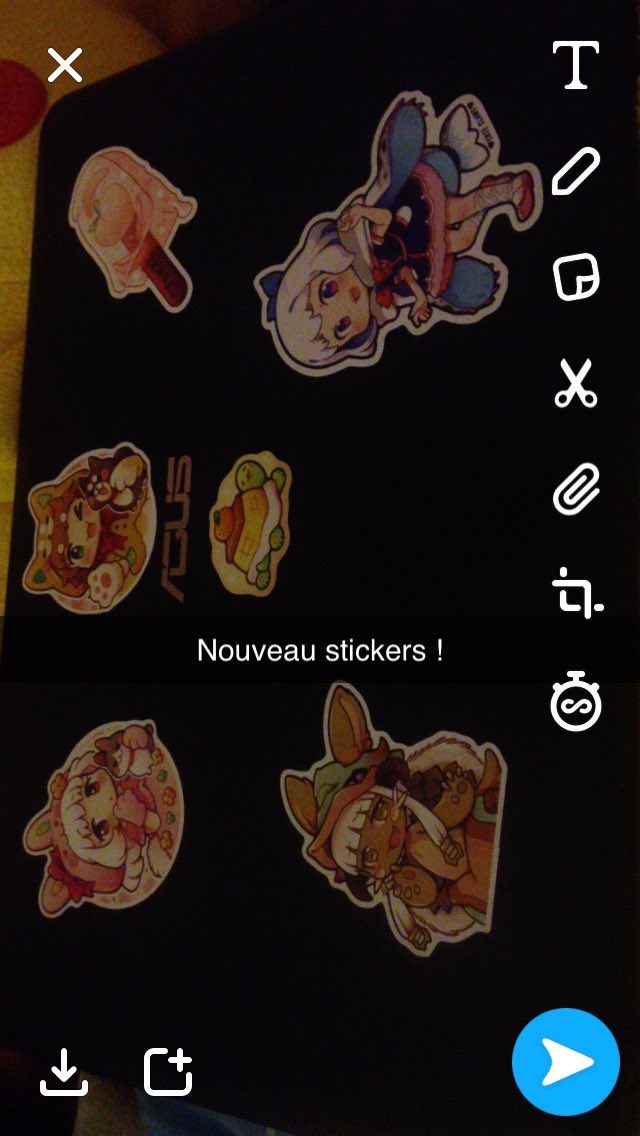 RBtulipe's tweet photo. Nouveaux stickers ! Mon ordinateur commence à être sympa..(ils viennent tous de @mi_eau sauf la petite glace qui est de @Aluukaru ) #Arrasmatsuri https://t.co/a9BK48Baij
