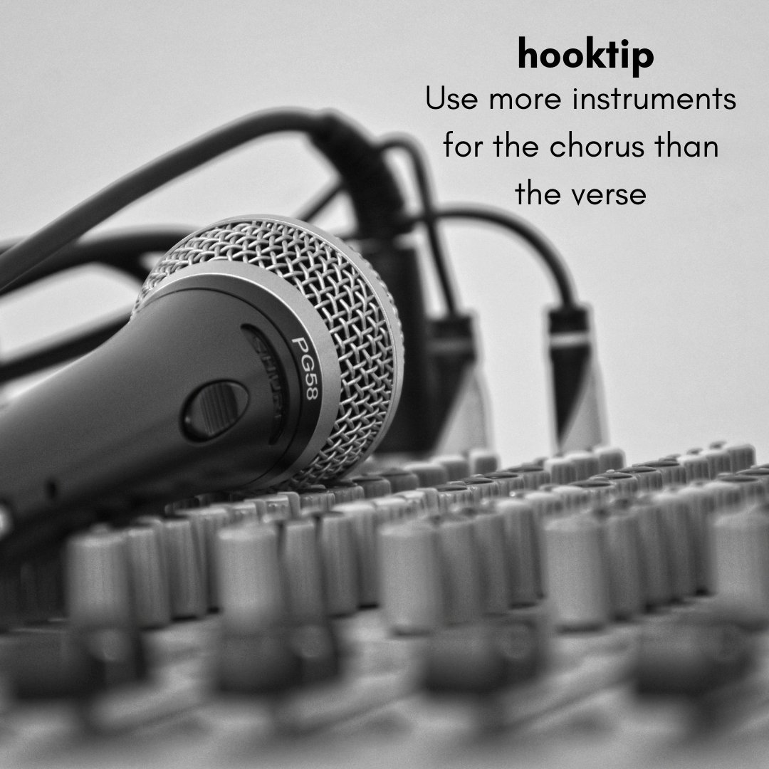 hooktheory's tweet image. Make a great chorus with this tip! #songwriting #music #hooktip #hooktheory #writeagreatsong #big