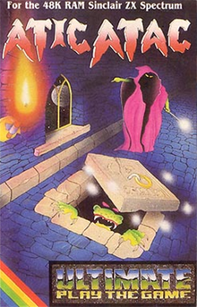 DrCaligari72's tweet photo. Atic Atac (Ultimate Play The Game,1983). I had a C64, my best friend a Spectrum always played this one at his home such a nice game.
Now it comes to the #ZXSpectrumNext thanks to @EricRetro !
#ZXspectrum #retrogamer #ArcadeAdventure https://t.co/gplX6721Rs