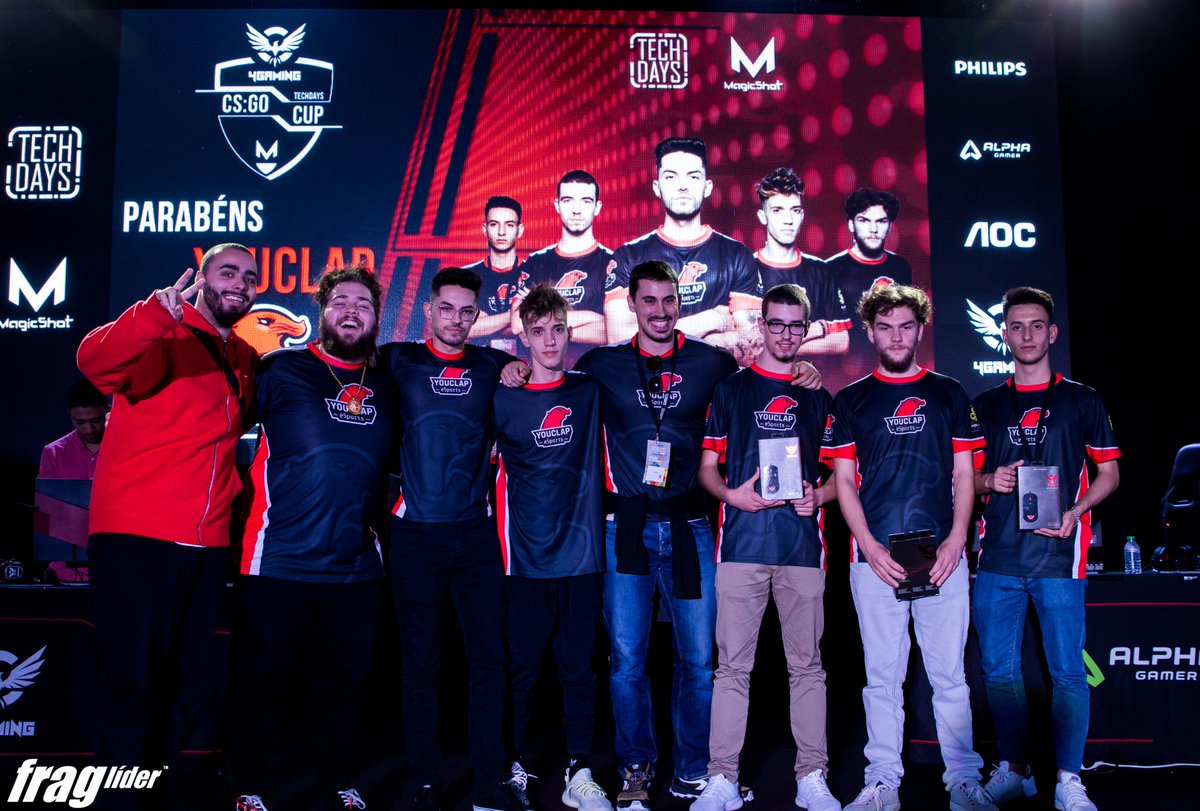 Os <a href="/getYouClap/">YouClap</a> venceram a @MagicShotPT <a href="/4GamingPC/">4GamingPC</a> TechDays CS:GO Cup após bater na final os <a href="/HypeEsportsClub/">Hype Esports Club</a> por 2-0.

Cobertura: fraglider.pt/14815-4gaming-…

📸: fraglider.pt/album-72157711… (Por <a href="/_franjinha_/">Gabriel Lemos 📷</a>, mais uploads em breve)