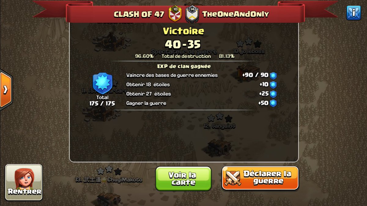 #GG #ClashOfClans #win GG le clan 4