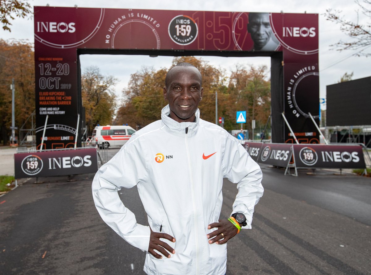 Ferdduruoha's tweet image. Congrats AfriCAN! Eliud Kipchoge becomes the first man in history to run a sub two-hours in marathon, after shattering the record by 20s.