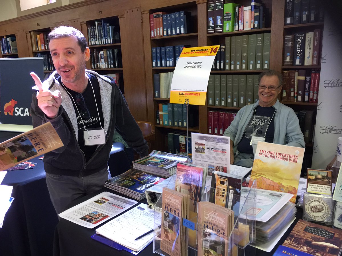 Wer’re at the <a href="/LAasSubject/">L.A. as Subject</a> #archivesbazaar at <a href="/USCLibraries/">USC Libraries</a> today until 5pm today! It’s free and if you ♥️ Los Angeles history you will ❤️ this event! Over 90 Heritage organizations, lectures and more! At USC.