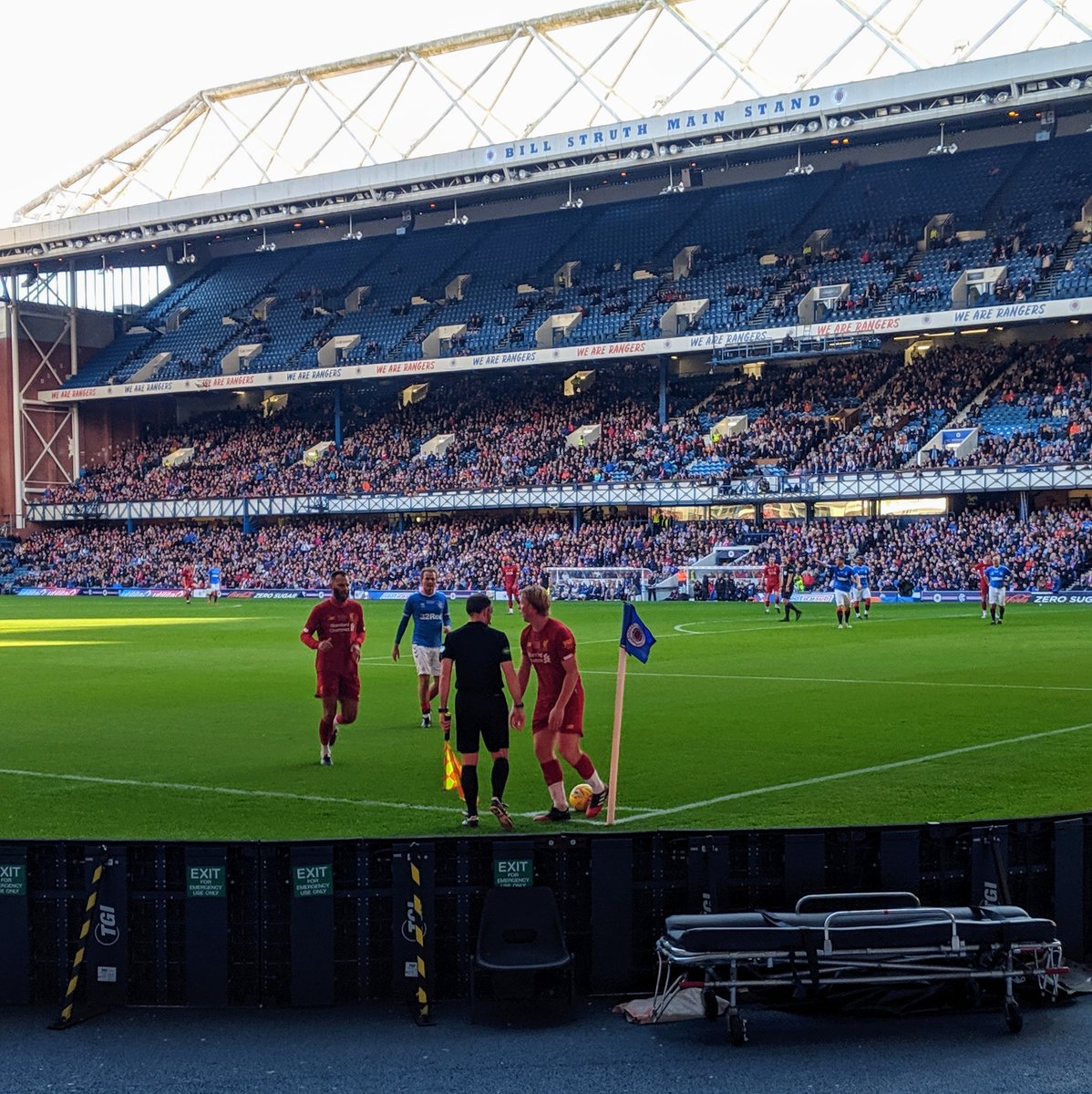 RossMidd's tweet photo. Amazing seeing some real club legends with @Frasermidd333 today. Always welcome north of the border lads! #YNWA https://t.co/BDc1kcoEyZ