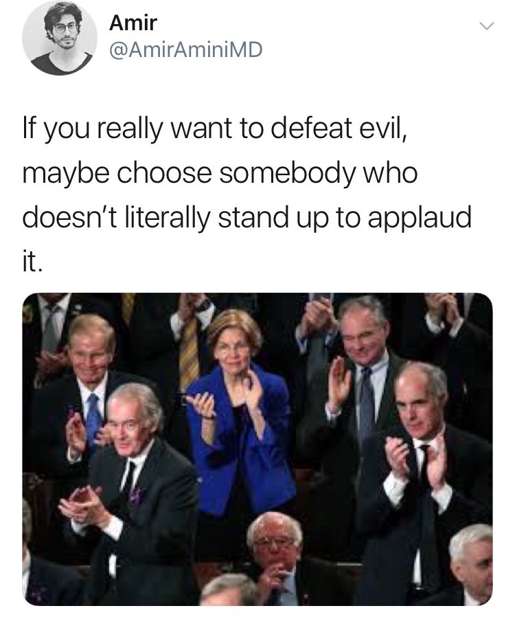 laughingcat2016's tweet image. #ElizabethWarrenHasAPlanFor defeating evil 🤷‍♀️