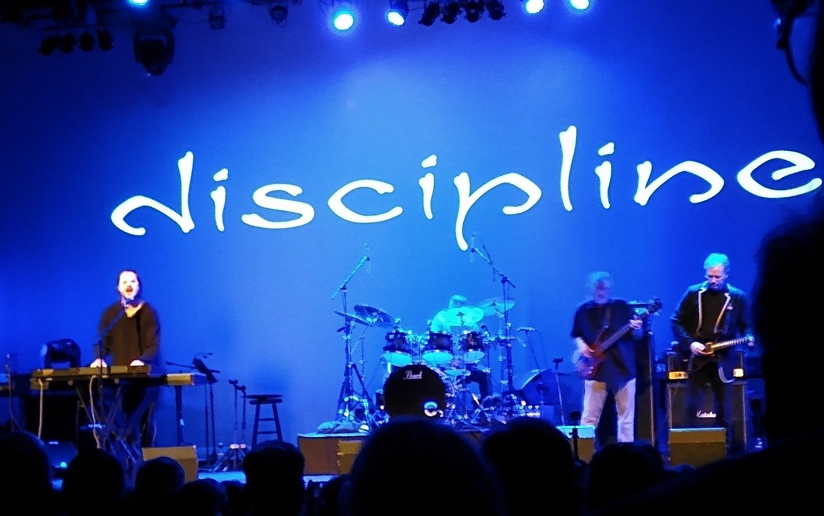 brianzmusic's tweet image. Unfolded Like Staircase by @DisciplineBand has been a Desert Island Disc for me for many years, so hearing &quot;Canto IV (Limbo)&quot; &amp;amp; &quot;Crutches&quot; live was a thrill. (Rest of the set was excellent too.) #ProgStock2019