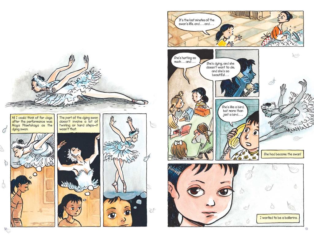 SimonKIDS's tweet photo. The beautiful graphic novel #ToDance has been refreshed and expanded in this new edition! This story follows the dreams and realities of becoming a ballerina.// Learn more: https://t.co/ZQvpcGr7IC https://t.co/ckF6cbFIz8