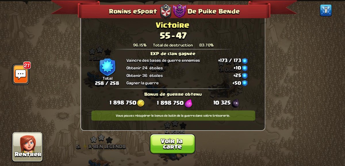 #GG #ClashOfClans #win Clan 2 11e de suite