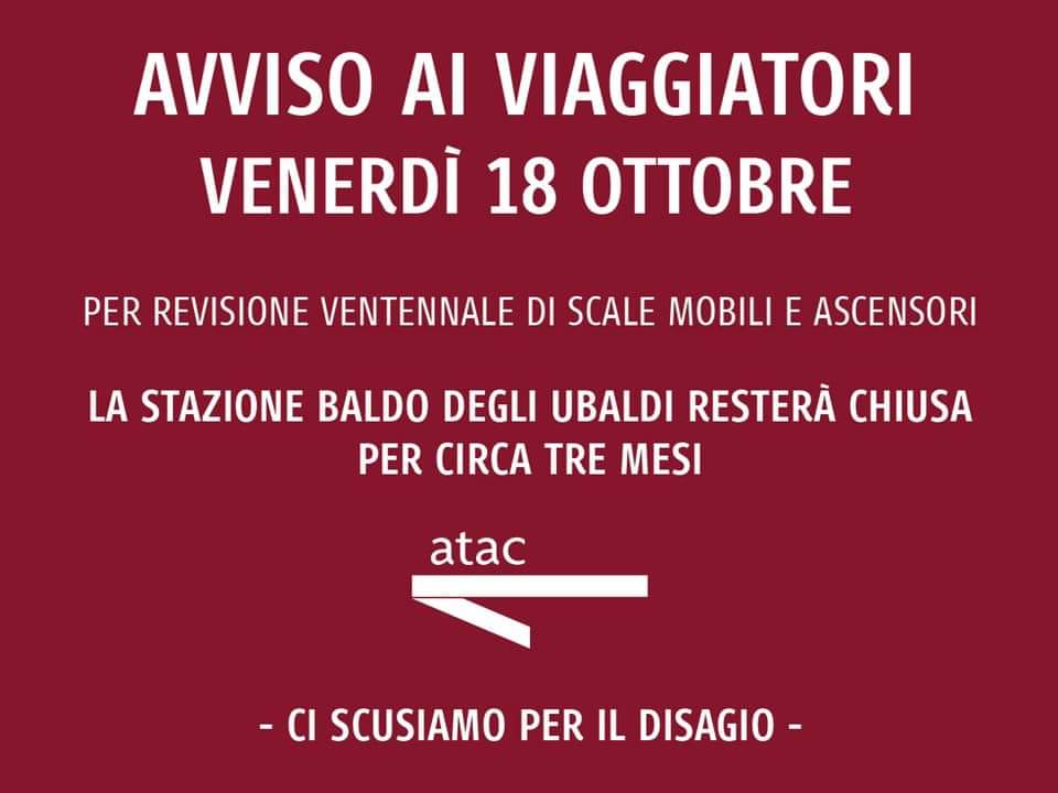Ennesima batosta #MetroA.
<a href="/InfoAtac/">infoatac</a> <a href="/virginiaraggi/">Virginia Raggi</a> <a href="/materia__prima/">pietro calabrese</a> perché chiudere una intera stazione se nel 2007 sostituite integralmente 36 scale in 8 stazioni della MetroA senza disagi?