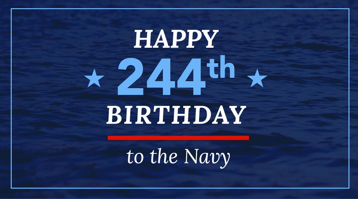 Sen_JoeManchin's tweet photo. Happy 244th birthday to the @USNavy, and thank you to all of our Sailors who have served &amp; continue to serve our country! https://t.co/TUiZ0DgElB