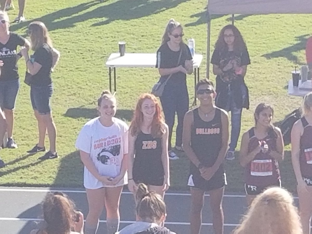Today we recognized our seniors! Pictured from left to right: Allison Tjader, Destiny Fiedler, and Joseph Hoppe. Not pictured Isaac Vincent and Tressa Miller.  We love our seniors!