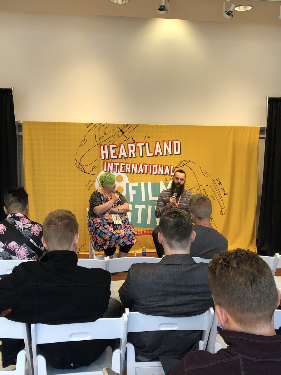 heartlandfilm's tweet photo. Best way to start the day: Seeing @festivalformula ❤️ 

#HIFF28 https://t.co/FS4QgncZ0u