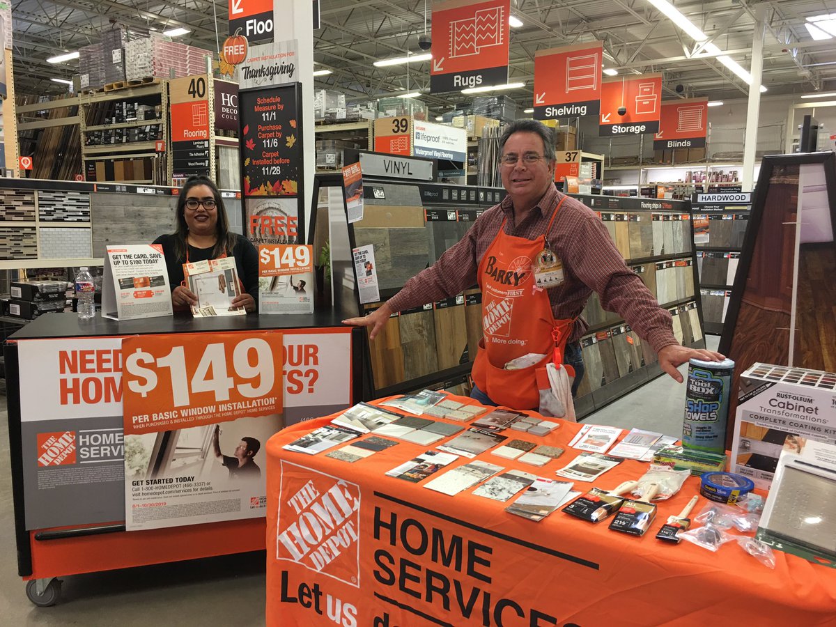 Thd6988B's tweet photo. DIY Master and HSPS Rose ready for our cabinet makeover clinic! #thdcitybase https://t.co/hVcHEv9ZR9