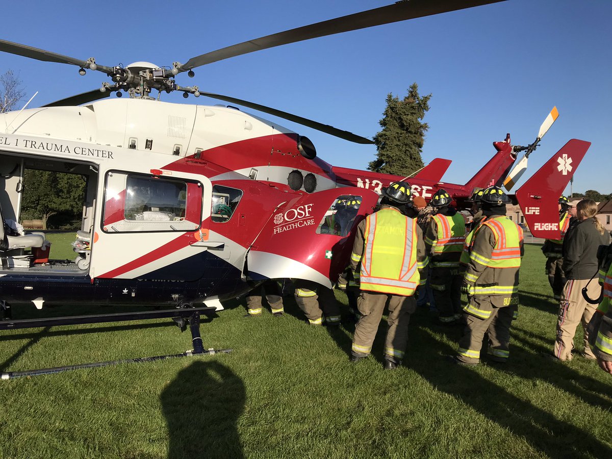 OSF Life Flight tweet media