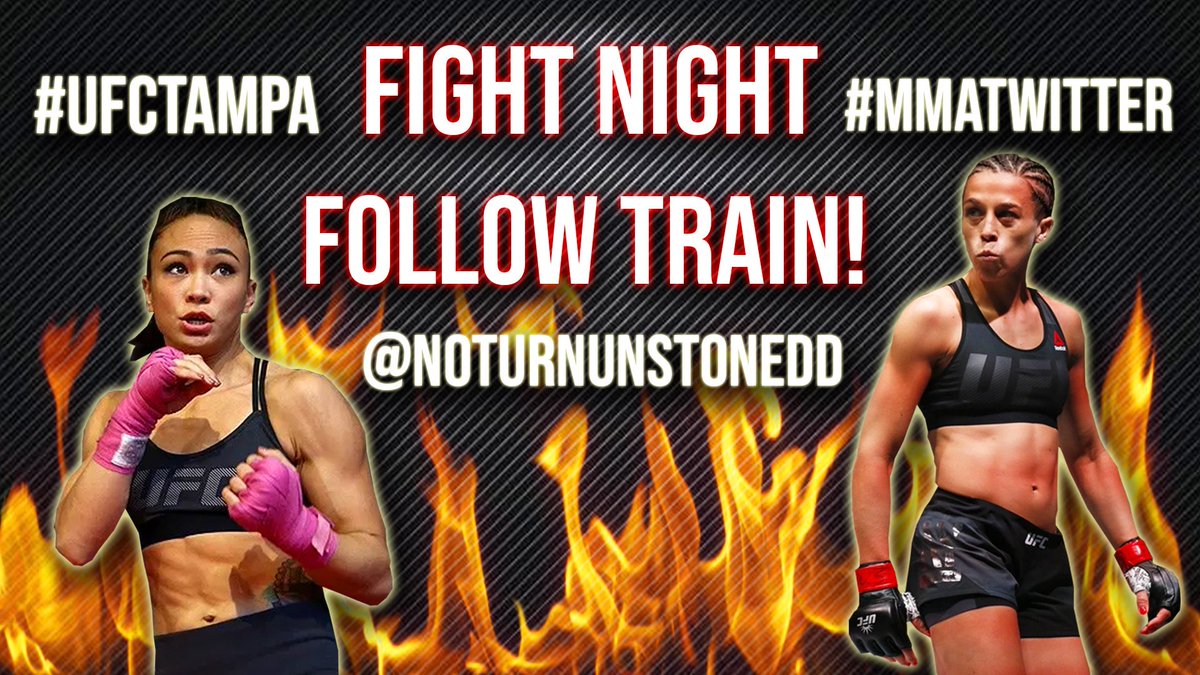 NoTurnUnstonedd's tweet image. #UFCTampa FIGHT NIGHT FOLLOW TRAIN!!🔥💯

1. RETWEET and LIKE this Post.
2. Follow all MMA fans that Like, Share &amp;amp; Interact.
3. Drop your fight predictions in the thread.
4. Watch your following grow &amp;amp; connect with new fans! 🚆 
#UFC #MMATwitter #FightNightFollowTrain