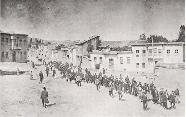 In 1915, for reasons not discussed here, Ottoman authorities initiated the systematic removal and liquidation of most of the Armenian population (estimated 700,000 – 1.5mm deaths). Much of the mayhem was committed by Kurds, who afterwards usurped Armenian lands and properties.