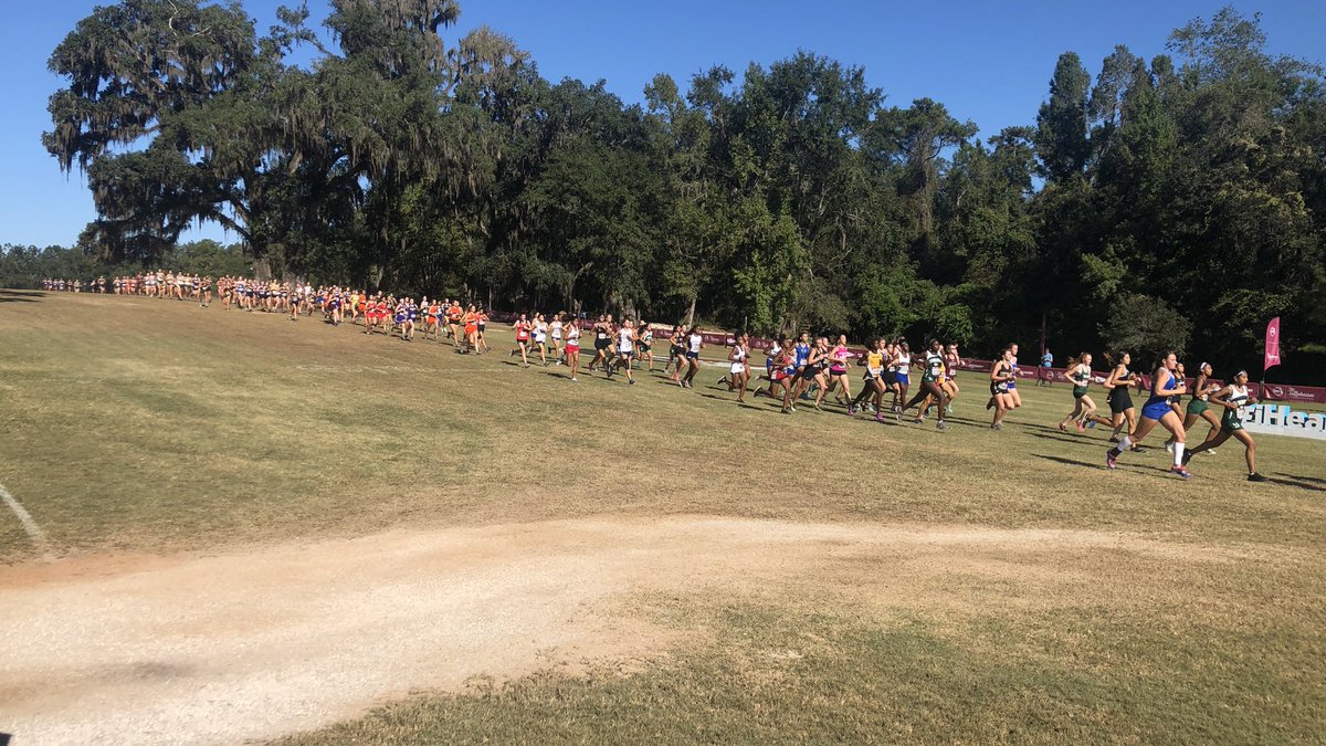 Visit_Tally's tweet photo. The Varsity B High School girls are on the Apalachee Regional Park Course for 5K for the 2019 #FSUXC Invitational! #RunTally #iHeartTally https://t.co/6937ZFqFgR