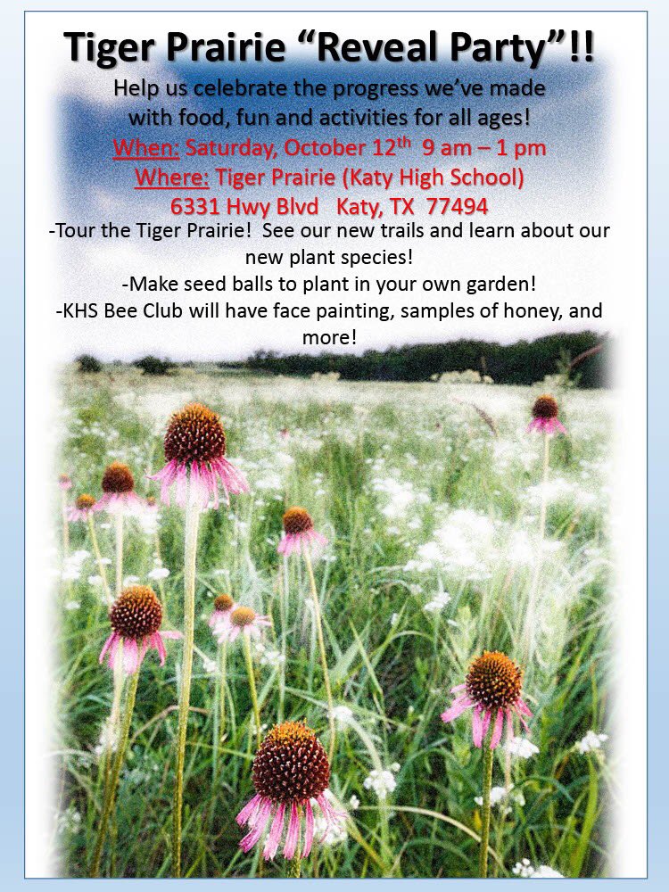 TigerPrairie's tweet photo. Come join us at the Tiger Prairie today!! https://t.co/wiDbHRdZ34