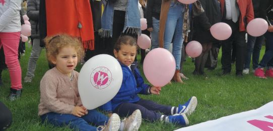 Des centaines de ballons et la surprise Jeff Panacloc à #Wattrelos pour Wonder Augustine