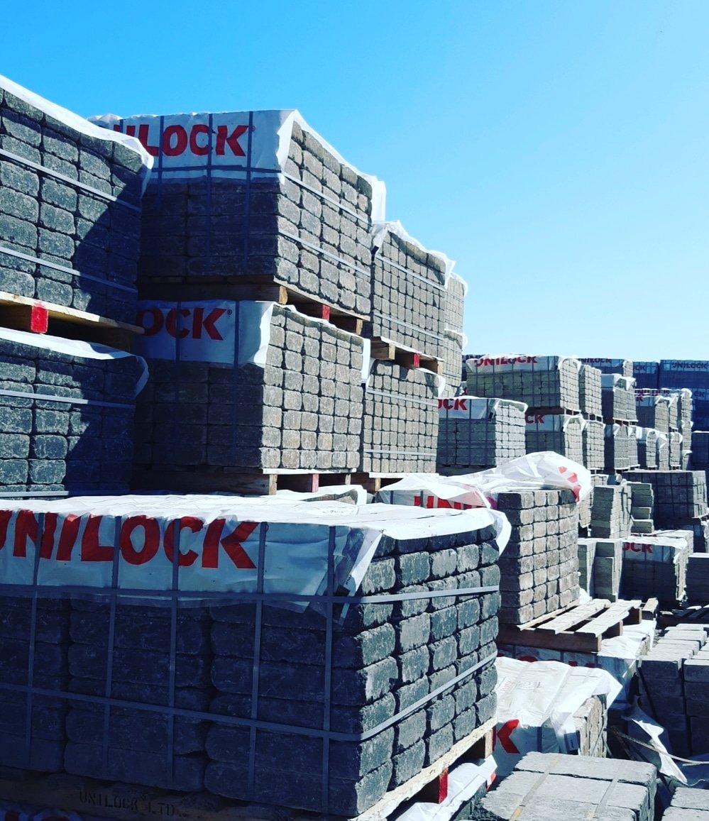INL_Group's tweet photo. Rows on Rows. 
Stocked with @unilock. 🧱

#unilock #270evansave  #INL #interlock #pavers  #islingtonnurseriesstoneyard https://t.co/X0qxXwEFNr