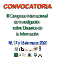 CorpoScio's tweet photo. Tercer congreso internacional de investigación sobre usuarios de la información. Inscripciones hasta 30 de octubre. https://t.co/89XZntbQcl https://t.co/KbXggGPXP0