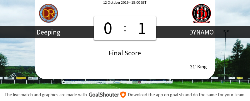 90'+5 Deeping Rangers - Shepshed Dynamo 0-1: Match ended goal.sh/m/st4kw222b