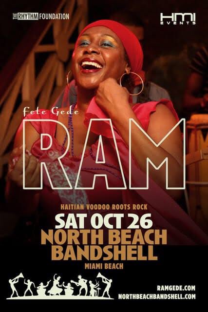 ppamag_media's tweet photo. South #Florida GET READY
The @rythemfoundation presents the amazing legendary RAM @ramhaiti 🥁direct from Haiti performing live at @northbeachbandshell SAT-OCTOBER 26th. Tix/info https://t.co/hngCQSPMaR
Powered by HMIevents
#ppamag #hs https://t.co/rWR8P2Y2pl