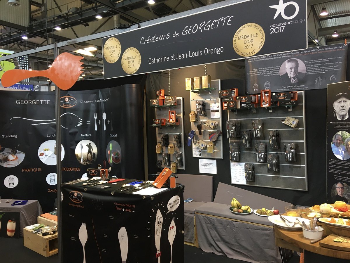 Georgettespoon's tweet photo. Et voilà 1er jour sur la Foire de Montpellier au Concours Lépine Méditerranéen, hall B2 stand III 3
Jusqu’au 21.10 https://t.co/LKE3TsDH1D