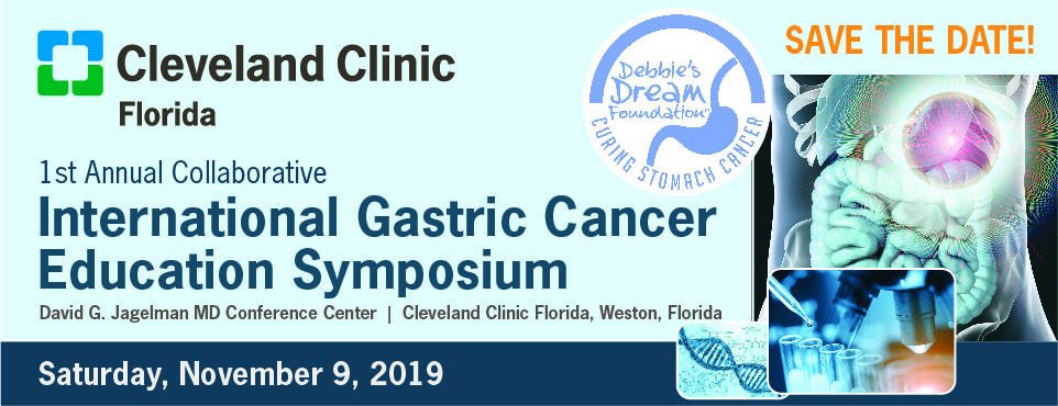 CleveClinicFL's tweet photo. Want to hear from the leaders and experts in the field of #gastric #cancer? We're partnering with @StomachCancer_ to host the 1st annual Collaborative International Gastric Cancer Education Symposium on Nov. 9. Register today and join us. #DebbiesDream https://t.co/p160QoHTgv https://t.co/434wvOoDzA