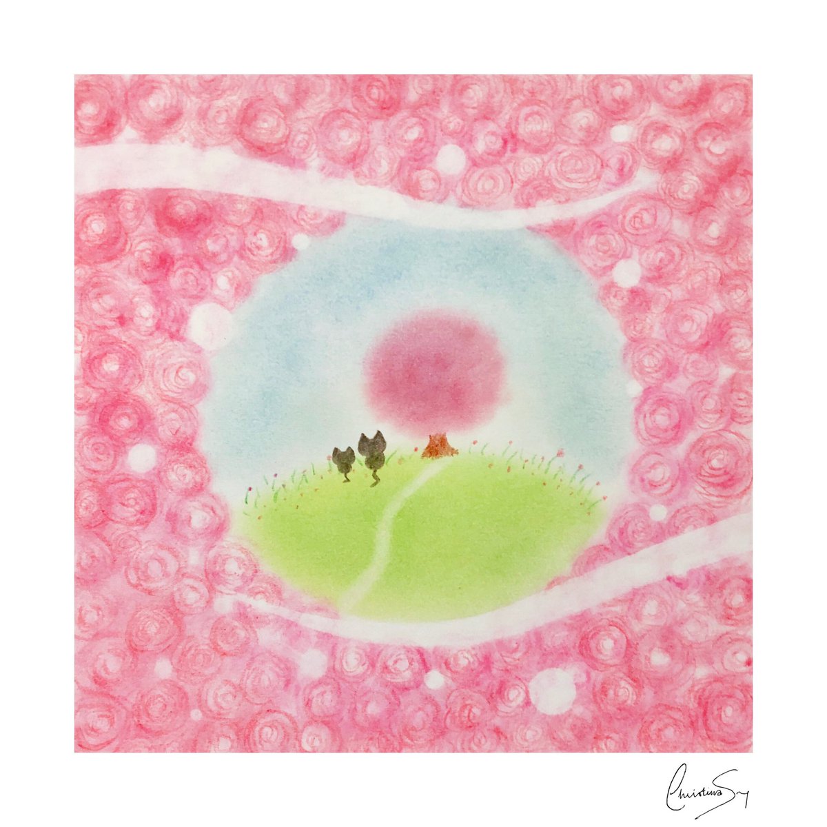 ChristinaSng's tweet photo. โLoveโ, Pastel Nagomi Art, October 2019
Finished my first painting this hectic October. A wonderful feeling. ๐ธ
#pastelnagomiart #pastelart #arttherapy #sgworkshop #catart #sakuratree @AllegraArtSG https://t.co/a1AyFo1FEk