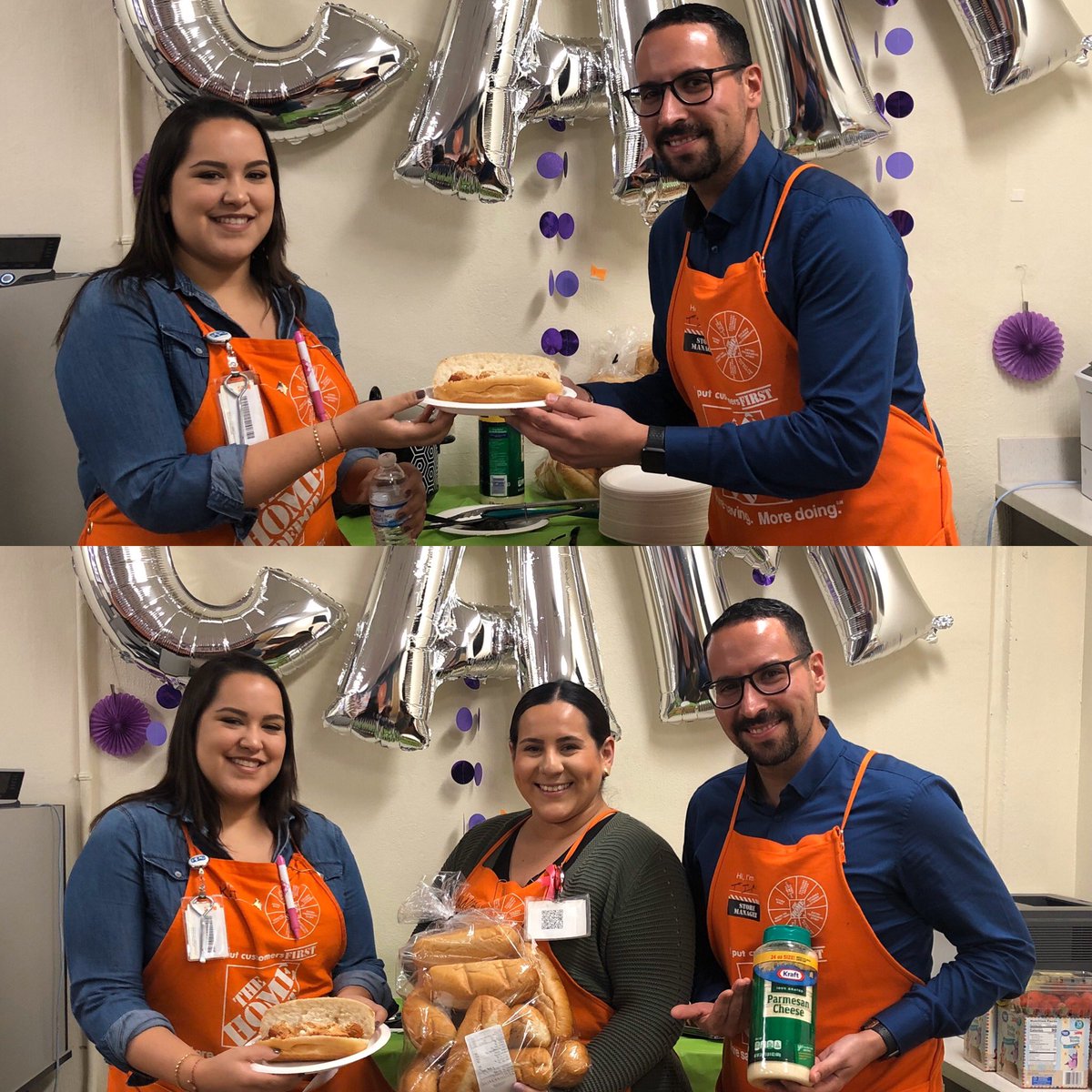 Amandajake12's tweet photo. Handmade with love from our SM Tim! Meatball Sandwiches and dessert 🍨 🍰🧁 #cam220 #cam2019 @jreed4401 @LMcmilian https://t.co/NwPGGqrAFP