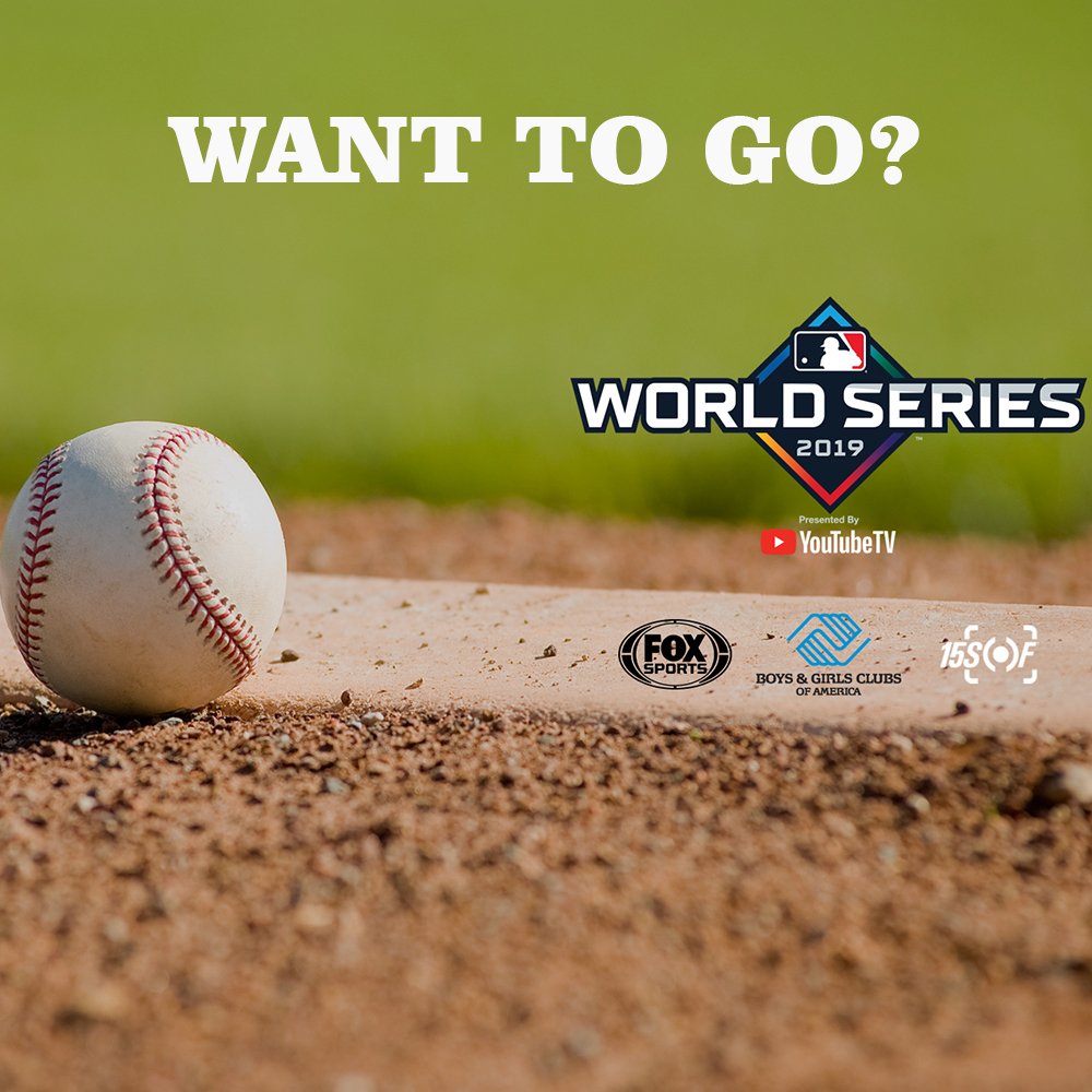 Go to the World Series!  Help <a href="/BGCA_Clubs/">Boys & Girls Clubs of America</a> Click here to enter bit.ly/32gHZ5G
<a href="/My15SOF/">15 Seconds of Fame</a> <a href="/MLB/">MLB</a> <a href="/FOXSports/">FOX Sports</a> <a href="/CC_Sabathia/">CC Sabathia</a> #LegaCCy