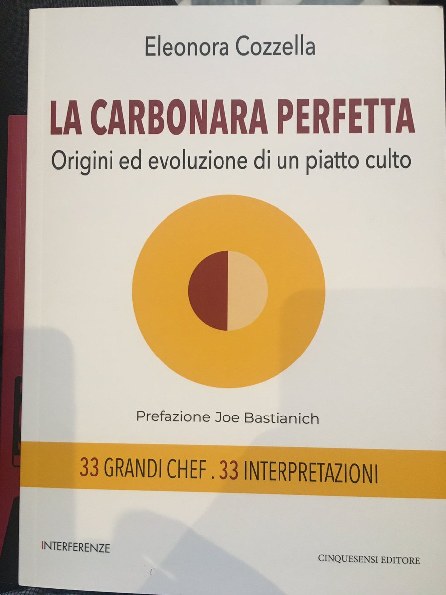 A <a href="/FoodeBook/">Food&Book Festival</a>  Cristina Giannetti presenta “La carbonara perfetta” di <a href="/ele_cozzella/">Eleonora Cozzella</a>. Tutti ammaliati dalle loro parole