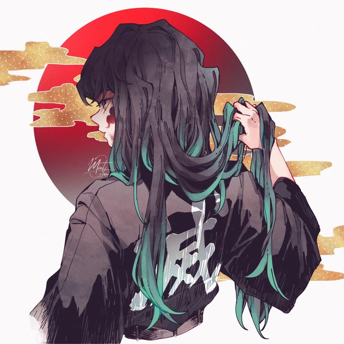 mint-tan | CF21 A-20さんがTwitterに投稿した時透無一郎(鬼滅の刃)のイラスト。