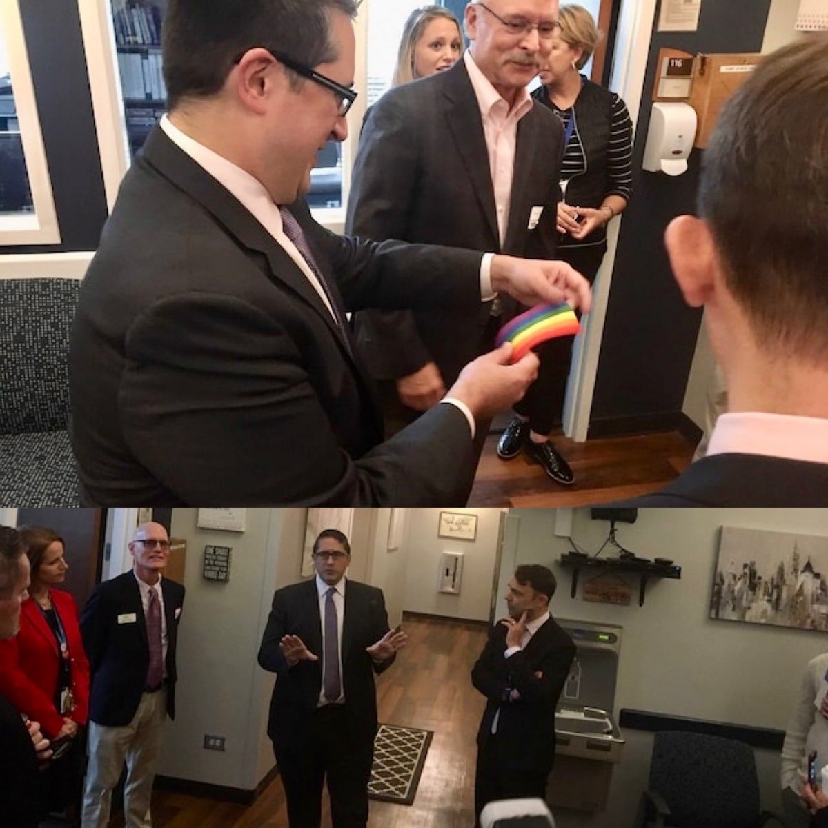 Sam4Rep's tweet image. The LGBTQ community is up to 3x more susceptible to addiction than the rest of the population. I was honored to participate in the in the ribbon cutting for Out in Recovery at  Gateway Foundation in Lake Villa. (Photo credit to Lake County News Sun)