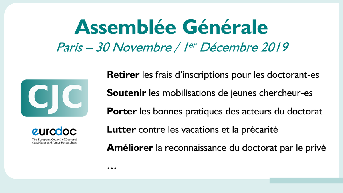 Confédération des Jeunes Chercheurs tweet media