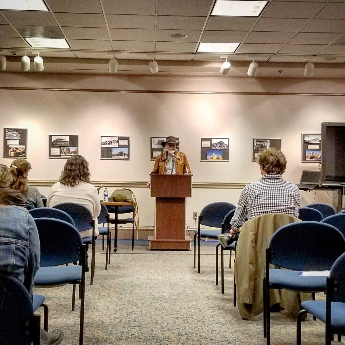 TexasTechLib's tweet photo. Continuing Session G, Dennis Covington - Texas Tech University (ret.), presents "National Day of the Journalist." #2019SowellConference https://t.co/F5EXS7Hs7l