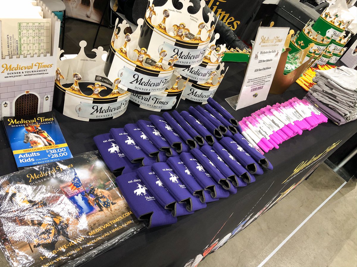 🚨 Comic Con LA attendees! 🚨
Be sure to stop by Booth 1346 this weekend for FREE Medieval Times goodies and an EXCLUSIVE discount for tickets to the tournament! Queen Isabella and her Royal Knights are excited to meet you all! ⚔️🏰 #ComicConLA #MedievalTimesCA