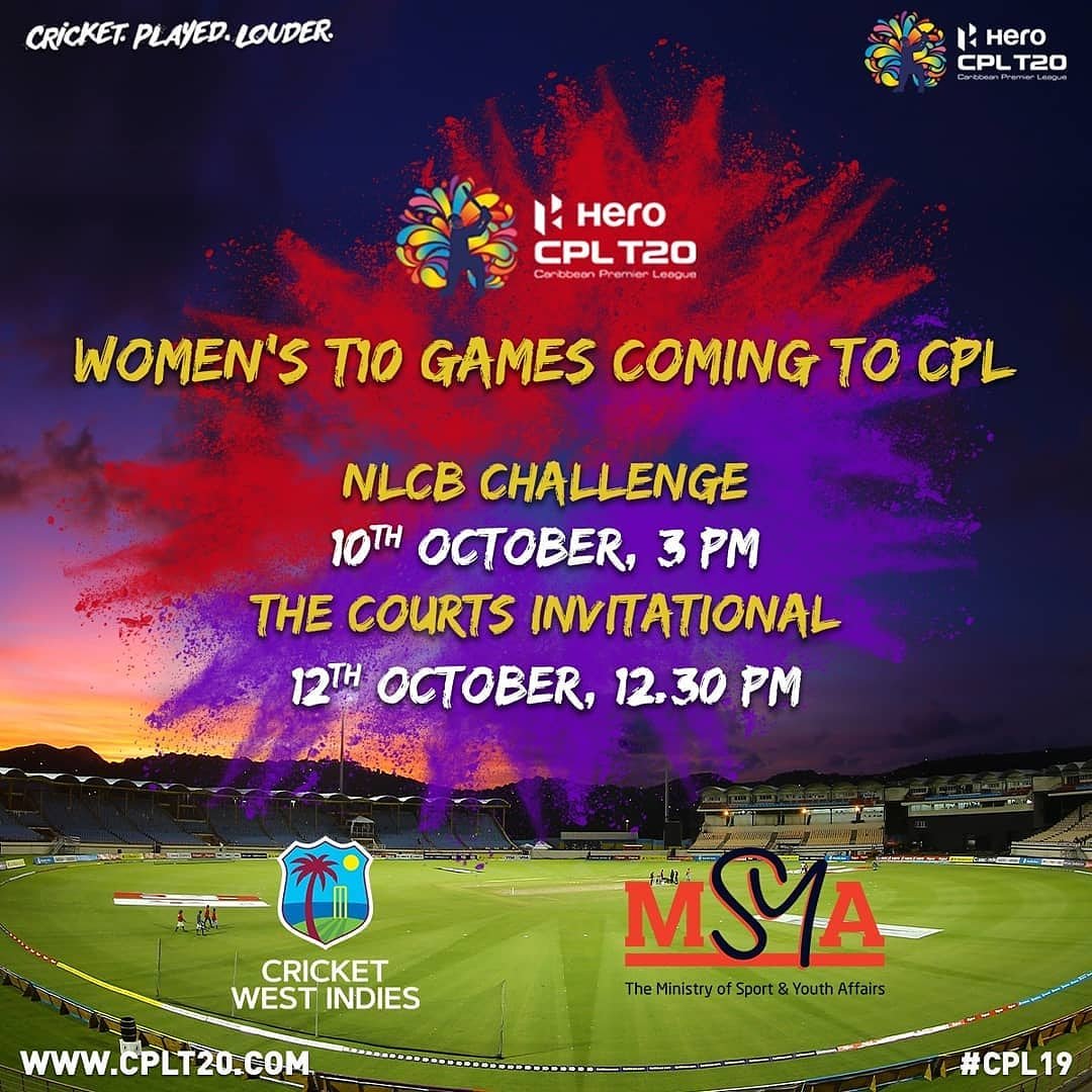 wiplayers's tweet photo. #CPL19 #GladiatorsvRevellers We're ready for more T10 action. The Revellers have won the toss and will have a bowl.
#BiggestPartyInSport #CricketPlayedLouder #CPL #CPLT10 https://t.co/fMwla8rhwc