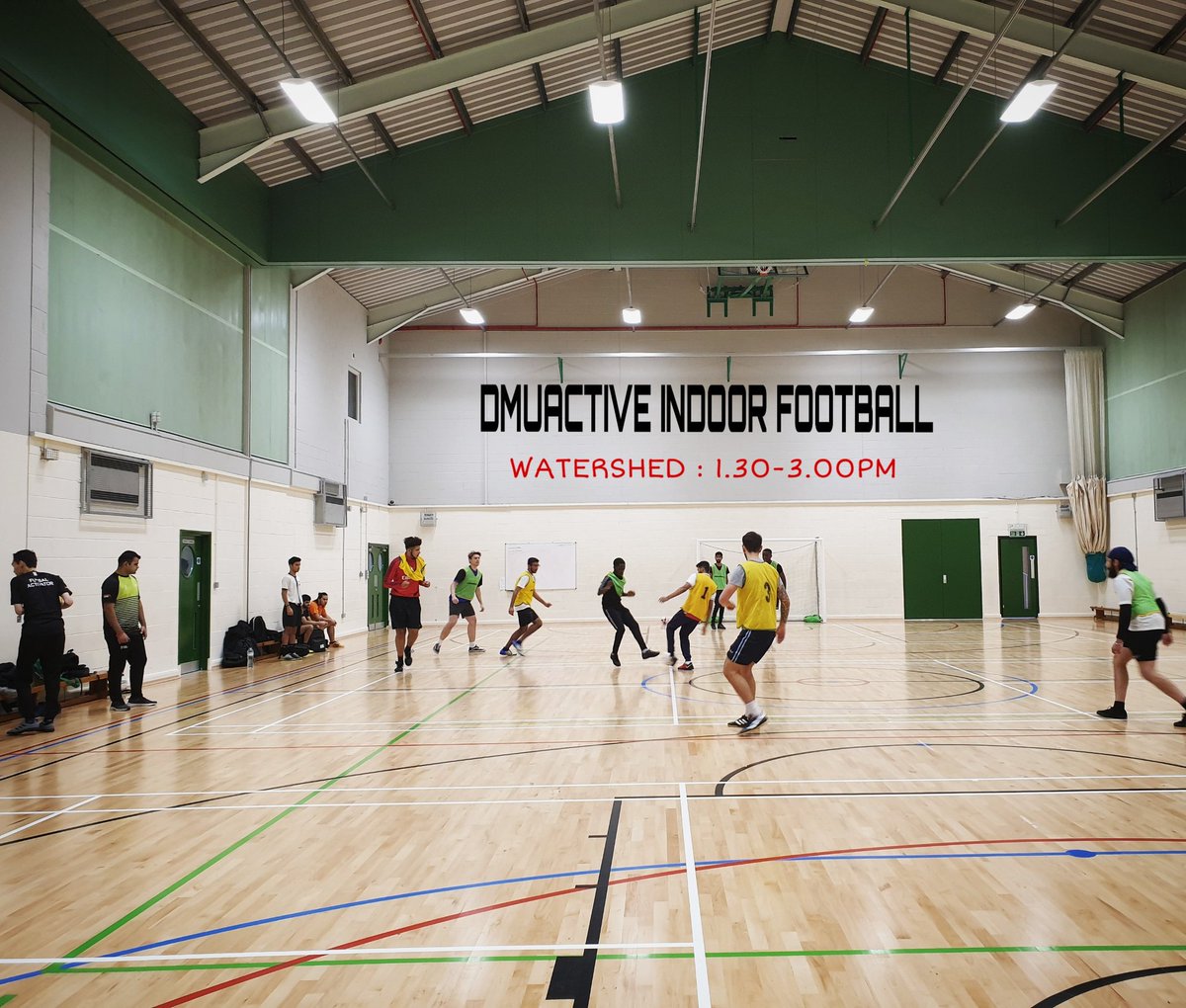 DMUactive Indoor Football ⚽✅ 
Session 2️⃣ 

<a href="/dmuleicester/">dmuleicester</a> <a href="/DMUactive/">DMUactive</a> <a href="/DMUsports/">DMUsport</a>

#dmuactive #dmuleicester #dmusport #proudtobemore #healthydmu #leicester #futsal #indoorfootball #sports  #games #watershed #demontfortuniversity #dmu #proudtobemore #dmuforlife #leicester #football