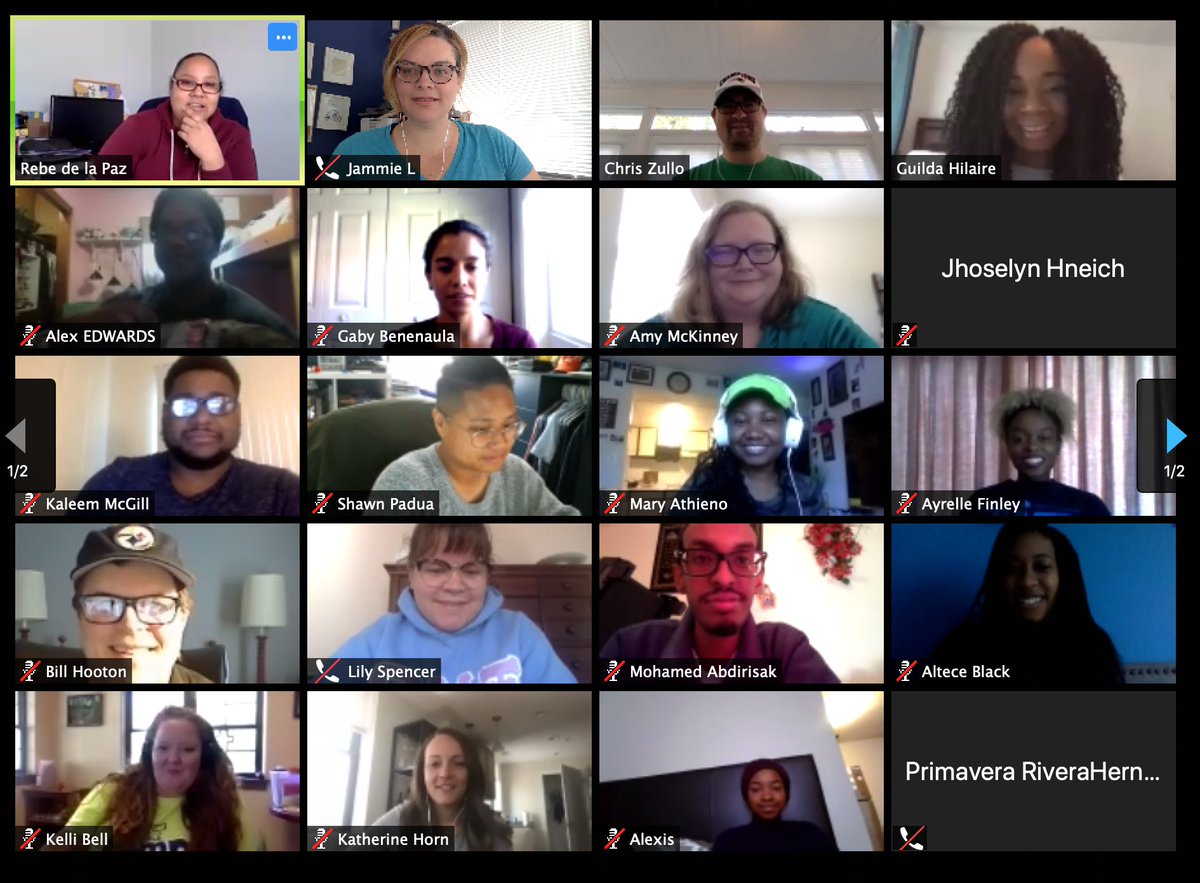 Rabedela's tweet photo. Week 6 @PepUPTech @marketingcloud student sourced screenshots by @lilyspencerxx @DM_Michael85 @NYGal18 @LexiBrunt of today's class discussing "Email Performance and ROI" with @chriszullo & Thank you to today's volunteers: @kelliabell @guilda_h & Katherine Hudson #MakingImpact https://t.co/KHKisY1SLf