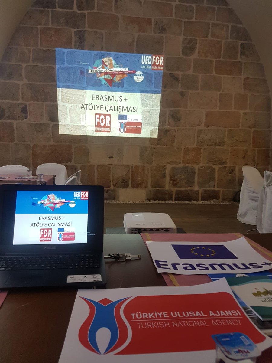 1.Ulusal Eğitimde Dönüşüm Forumunda #ErasmusDays etkinlikleri kapsamında Erasmus + Proje Atölye Çalışması  yapıldı. #ErasmusDays #uedfor <a href="/ulusalajans/">Türkiye Ulusal Ajansı 🇹🇷 Turkish NA</a> #eyuder