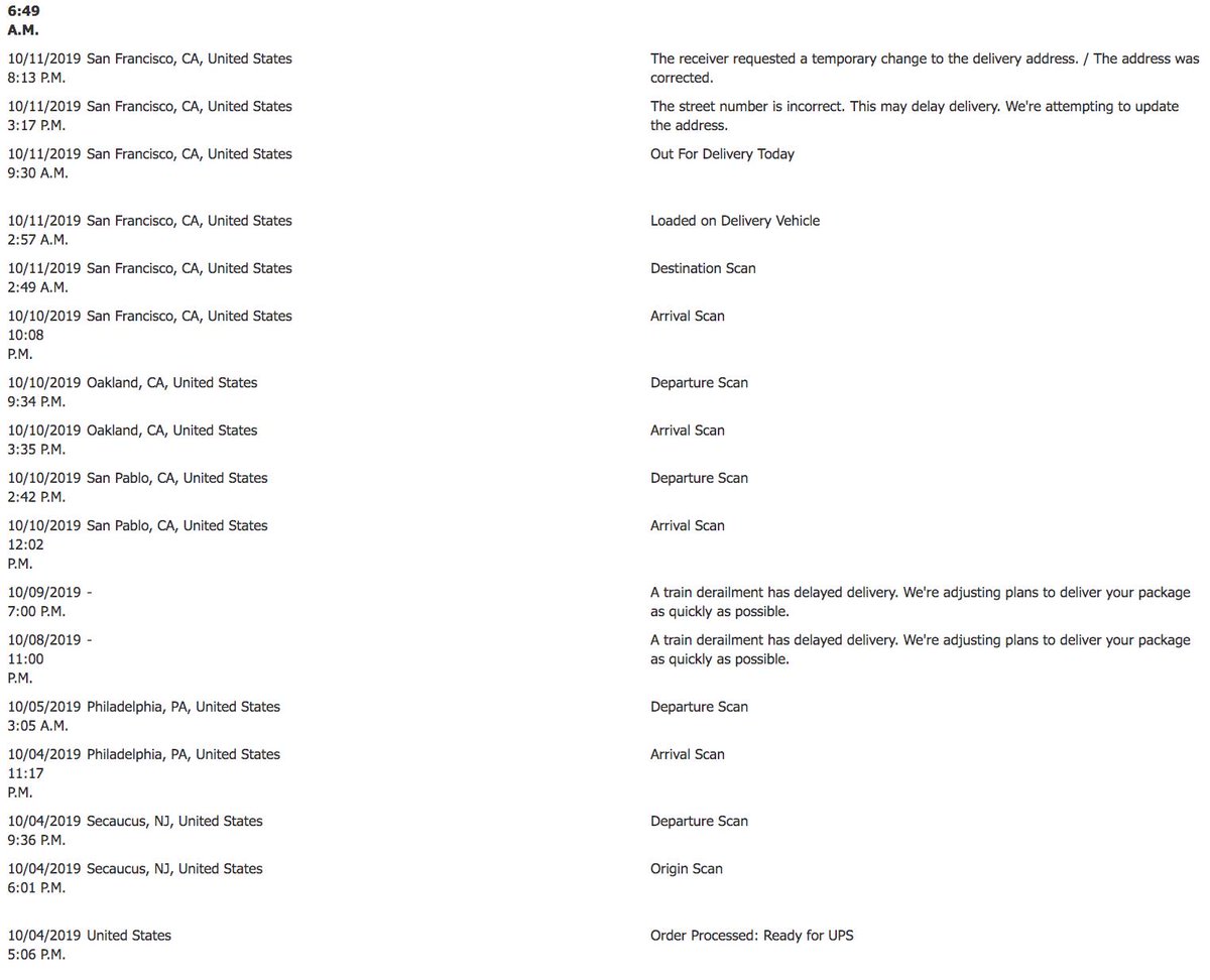 paulgarg's tweet image. Ever wondered what @UPS UPS 1-3 day delivery looks like? Hint, not good at all. Laughably bad actually. #upsfail