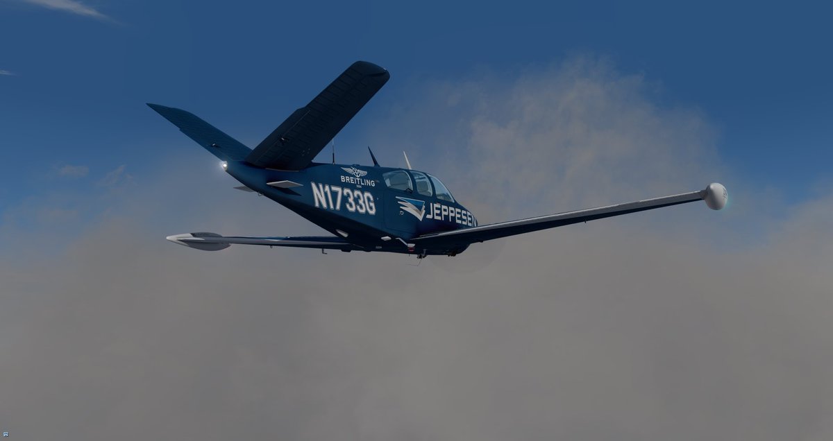 Dreamsofwings1's tweet photo. The elegant #V35B #BeechcraftBonanza skimming above the cloud layer.
Check out the channel https://t.co/p2BHhpiist
#a2asimulations #orbx #rexenvironmentforce #skyforce3d #p3dv4 #pilot #planespotting #avgeek #aviationphotography #simpilot #aviationlovers #generalaviation #aircraft https://t.co/jOJ148dZjI