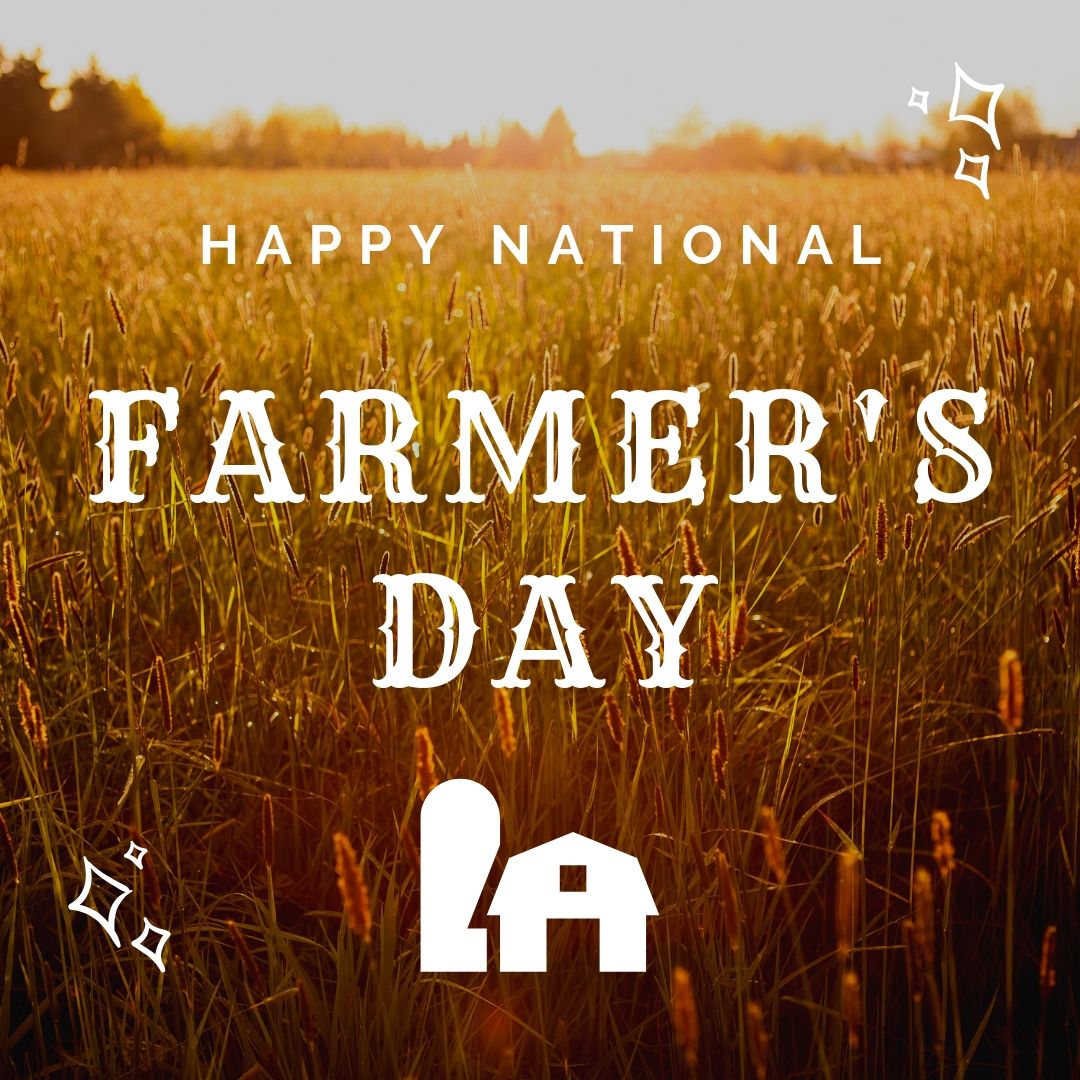 Thank you to all the farmers that keep this nation growing! Have a wonderful farmer's day!