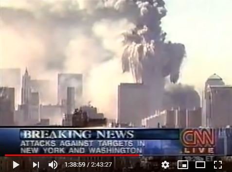 Brown was still uncertain @ 1028 ET when he says "portions of both towers of the WTC have collapsed. Whether there were second explosions - that is to say, explosions other than the planes hitting them - that caused this to happen, we cannot tell you."50/