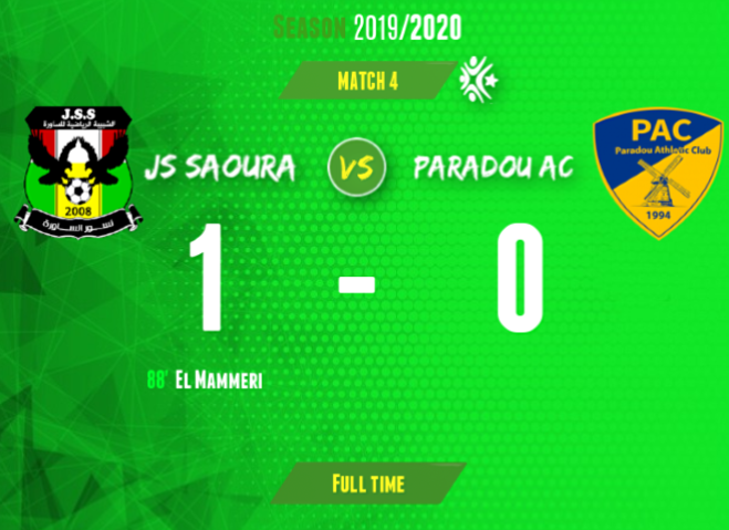 JS_Saoura08's tweet photo. FT : JS Saoura 1-0 Paradou AC
👏👏👏
#Ligue1DZ #JSSPAC https://t.co/LEJxsUtNpX