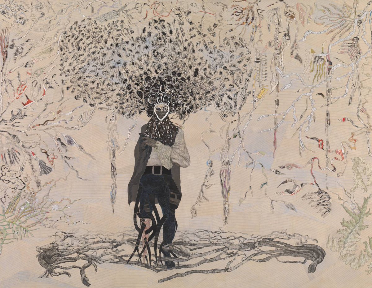 Tate's tweet photo. Is there an artwork that captures your imagination?

Ellen Gallagher, Bird in Hand 2006, on display at Tate Modern. https://t.co/hmmvNzSfTO https://t.co/U5MTHe5d1B