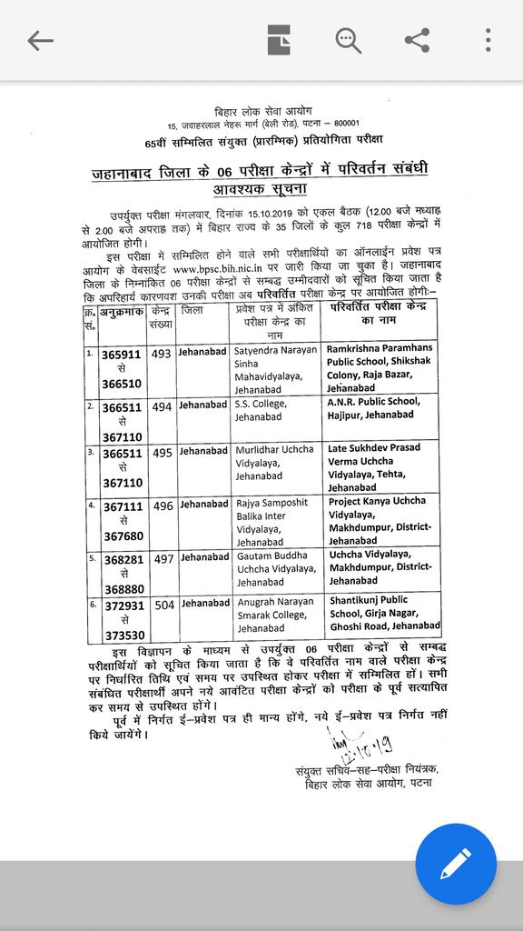 sheshankkumar2's tweet photo. @manojkjhadu Sir please meet with governor sir, daily wo centre hi change kar rahe h. Is this is really an appropriate time to conduct #BPSC65??? #floods #jehanabadissue #dengue https://t.co/dIjNGMBeuS